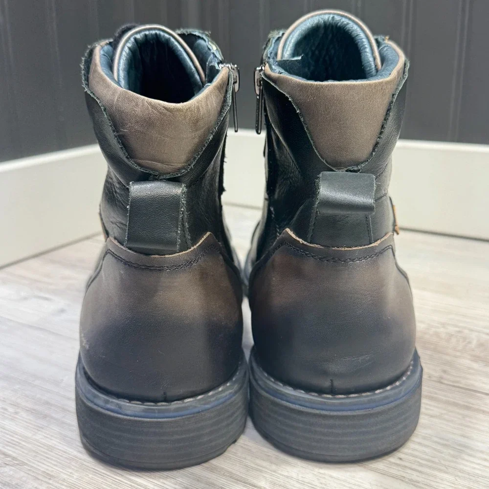 Pikolinos‎ York M2M Black Leather Ankle Boot Men's Size 46 US 13